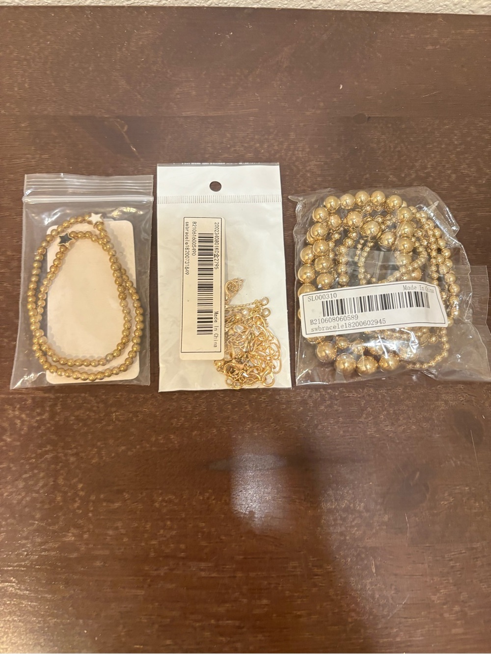 Gold Women's Bracelet Set